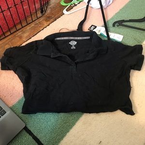 Dickies medium cropped polo top